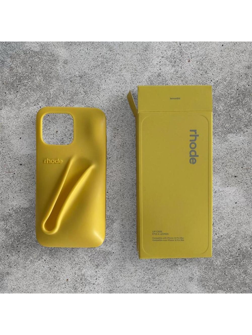 rhode lemontini lip case for iphone 16 pro max